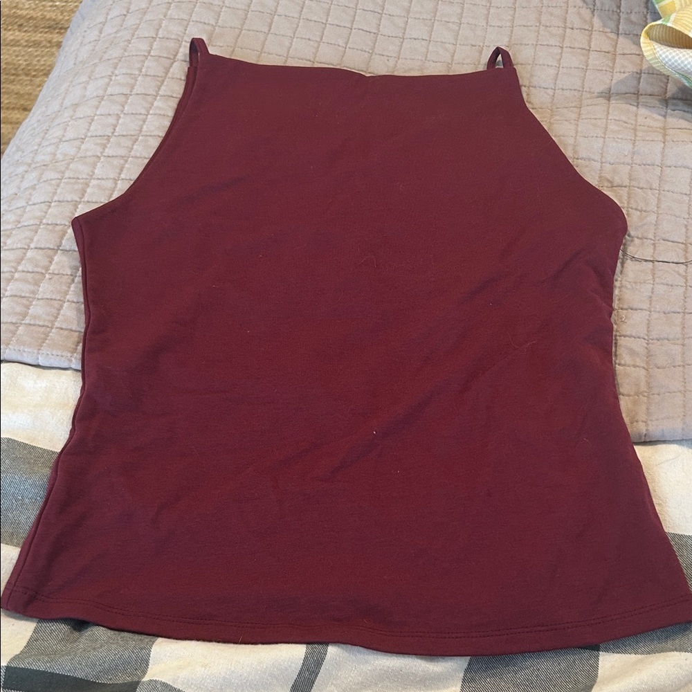 Banana Republic Factory Soft Stretch Square Neck Tank Top